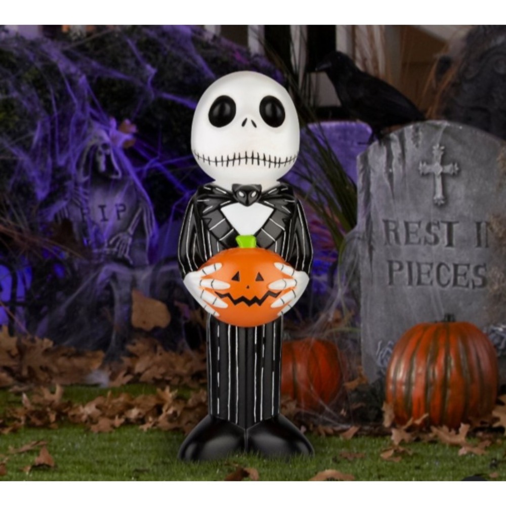 Disney Jack Skellington Blow Mold Halloween Nightmare Before Christmas 24"